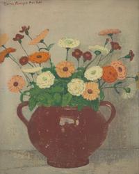 Emma Fordyce MacRae (American, 1887–1974) - Zinnias