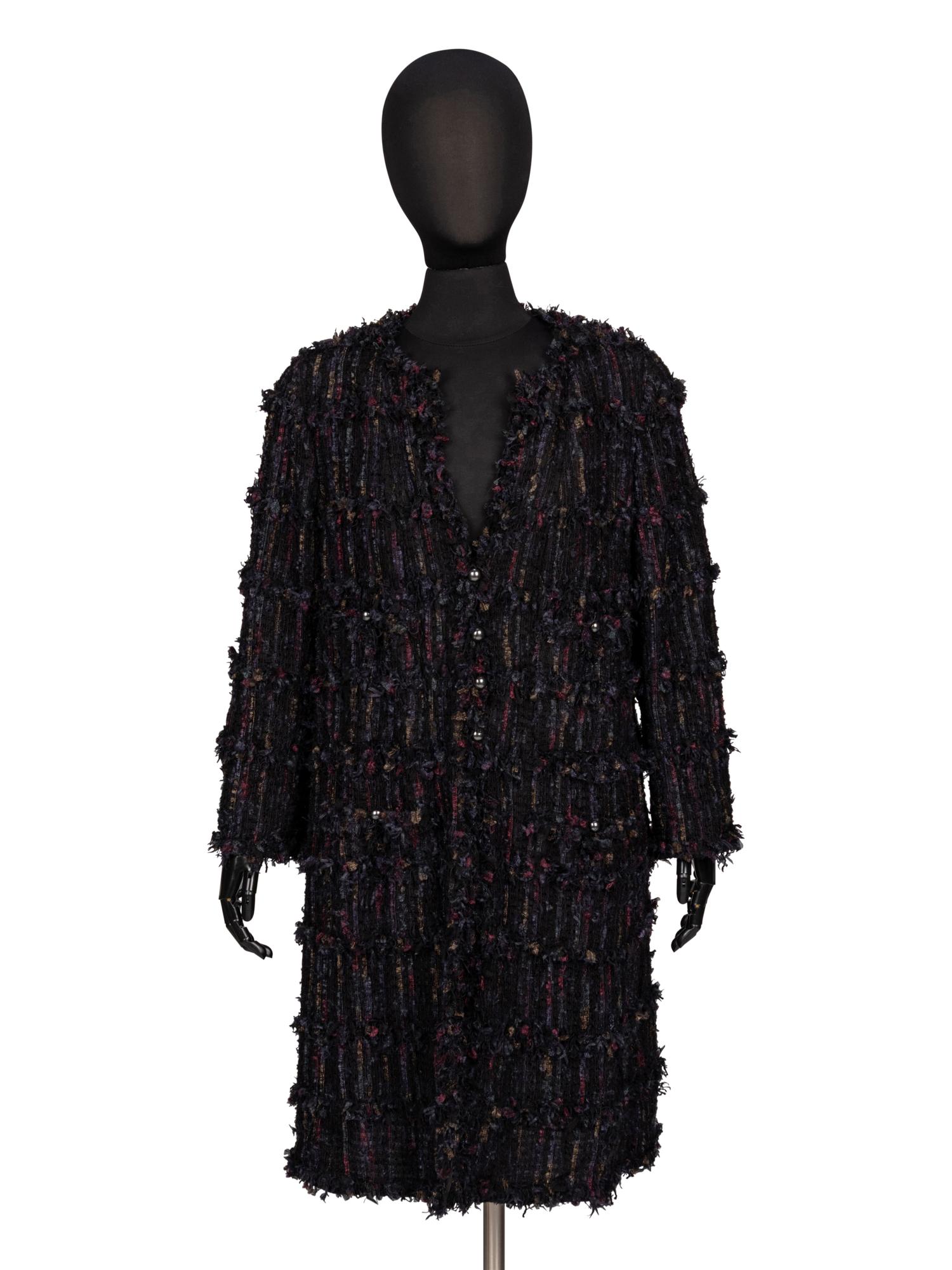 CHANEL, TWEED DUSTER JACKET
