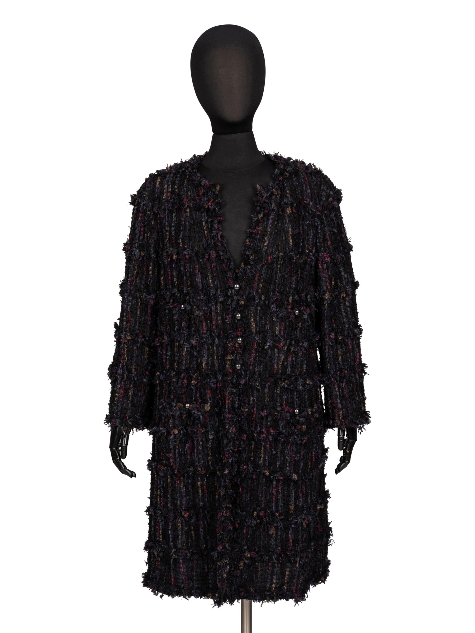 CHANEL, TWEED DUSTER JACKET