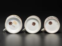 Three Carpentry Related Porcelain Occupational Shaving Mugs