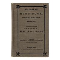 [Native Americana]. A group of 11 religious titles, including hymnals and missalettes in the Creek, Seminole, and Cherokee Languages.