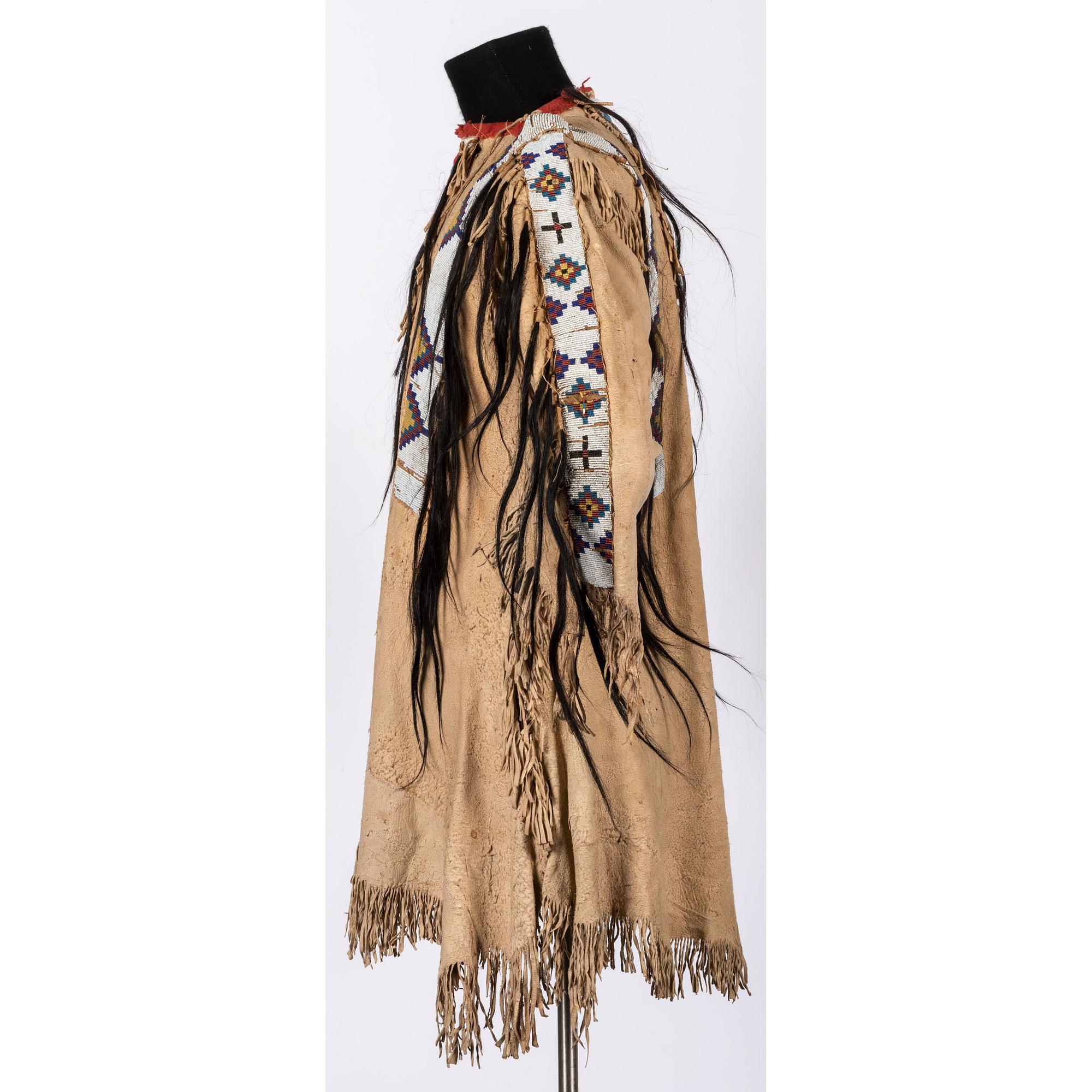 Northern Plains Beaded Hide Shirt