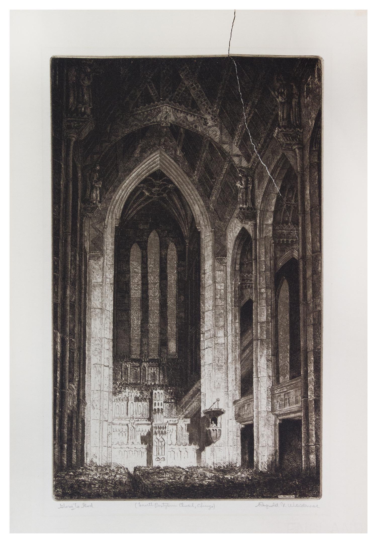 Reynold Henry Weidenaar, (American, 1915-1985), Glory to God, (Fourth Presbyterian Church, Chicago)