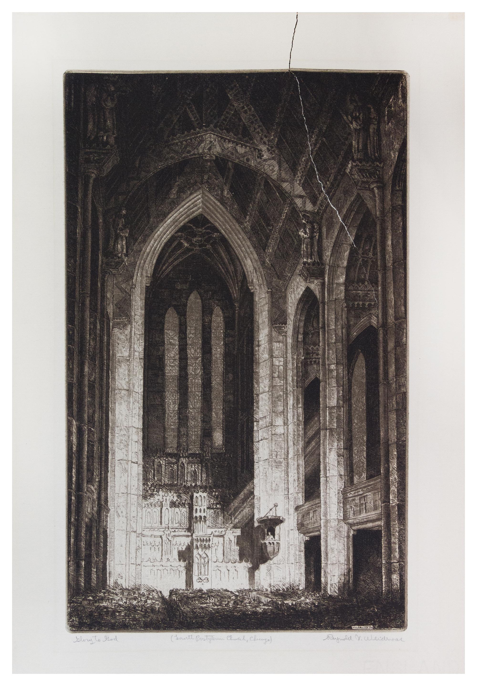 Reynold Henry Weidenaar, (American, 1915-1985), Glory to God, (Fourth Presbyterian Church, Chicago)