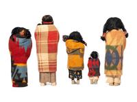 Group of Skookum Dolls