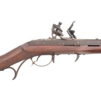 Fine US Model 1819 Flintlock Hall Rifle with Springfield Armory Collection Tag