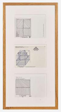 Sol LeWitt (American, 1928-2007) - Three Postcards