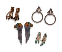 Nine Sets of Earrings, 1970-2000s