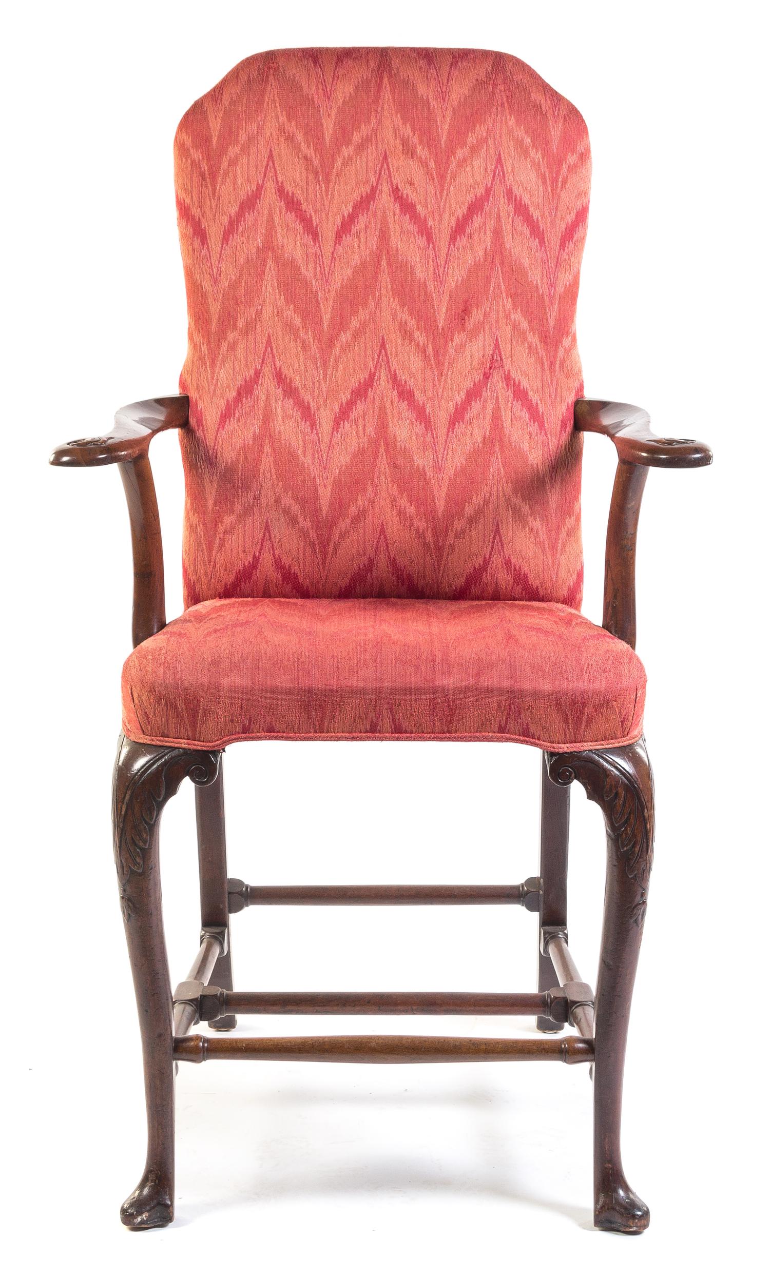 An English Spectator's Chair Height 60 inches.
