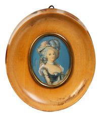 A Group of Continental Portrait Miniatures — 19th Century