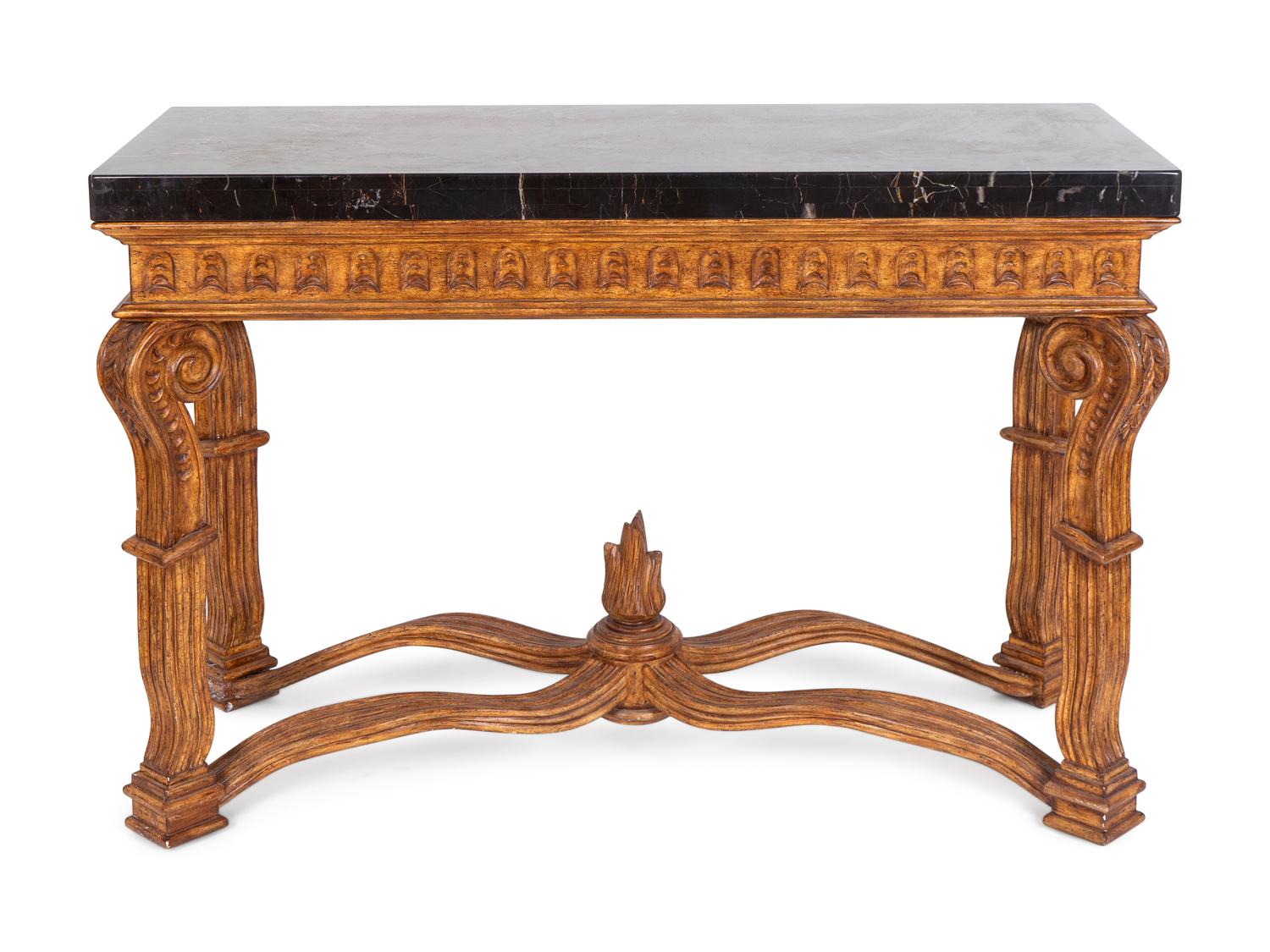 A George II Style Painted Console