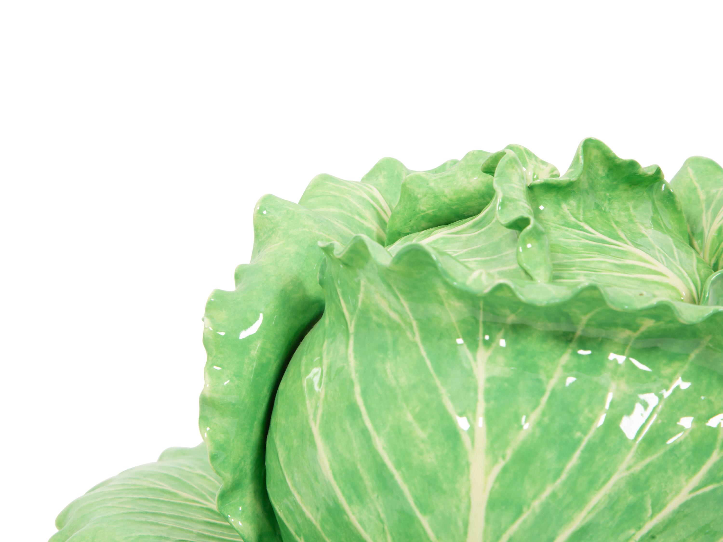 A Dodie Thayer Lettuce Ware Tureen and Underplate
