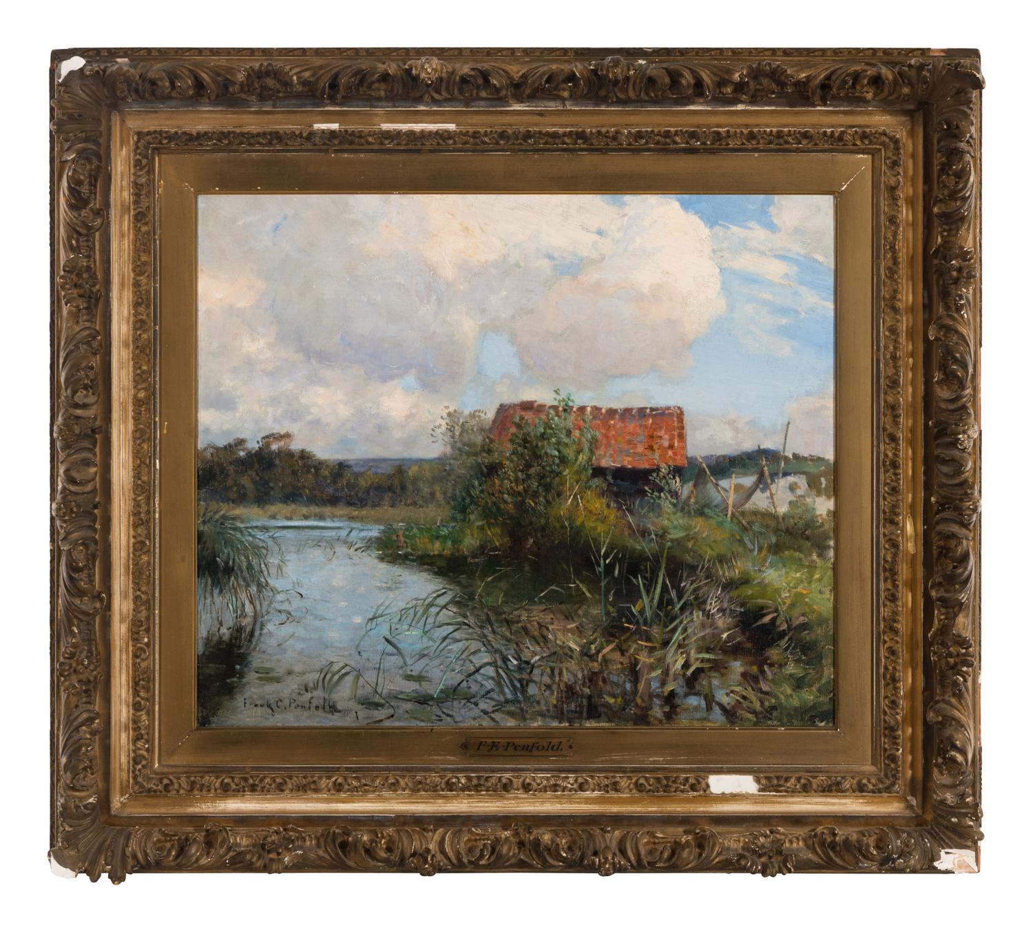 A Cottage on the River Bank