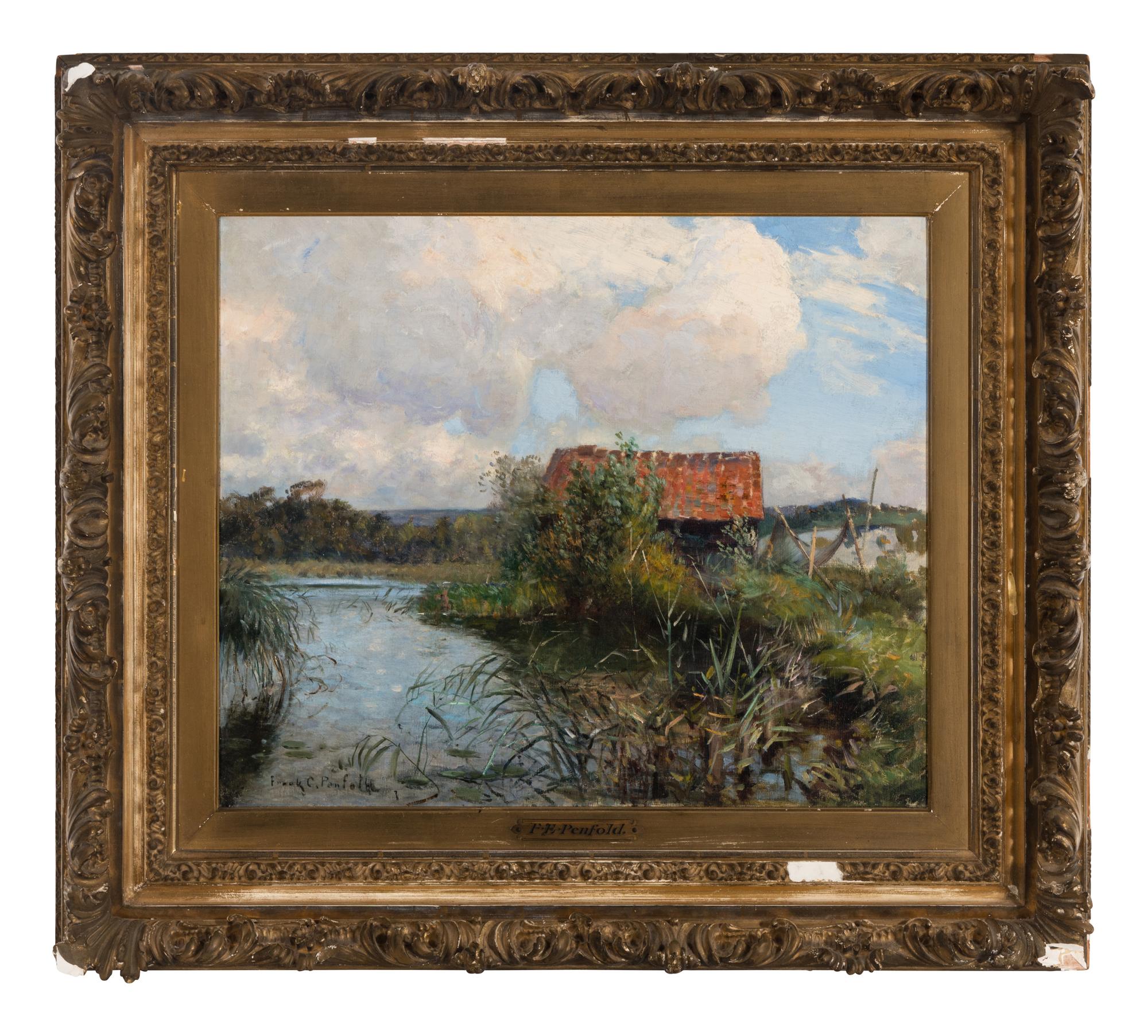 A Cottage on the River Bank
