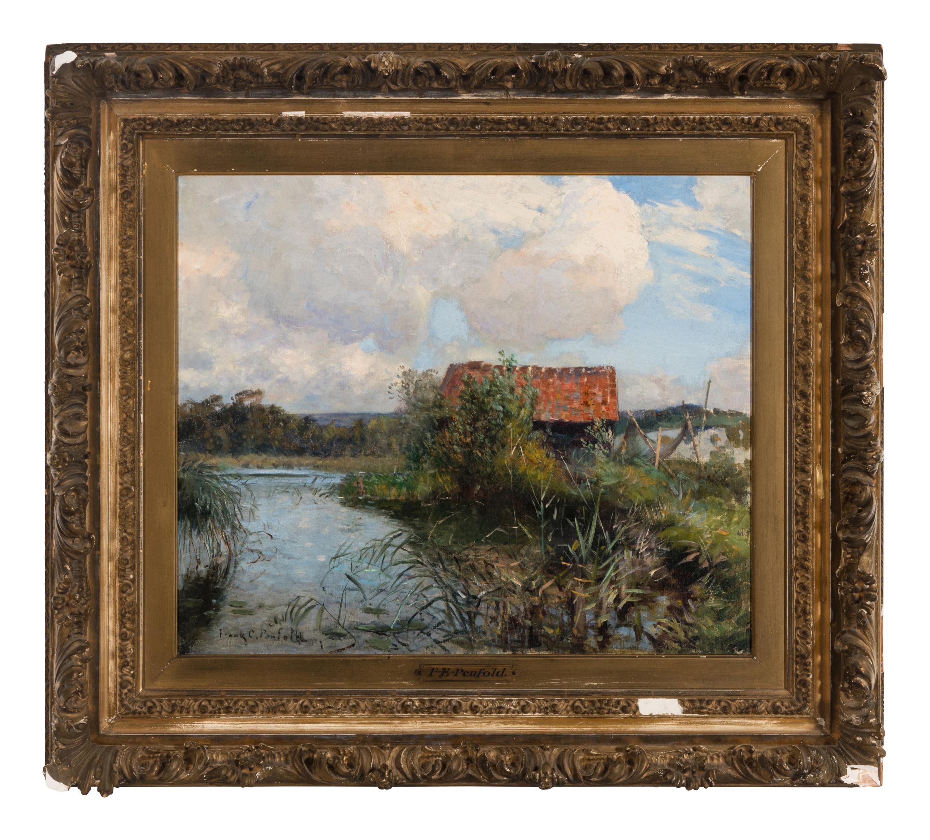 A Cottage on the River Bank