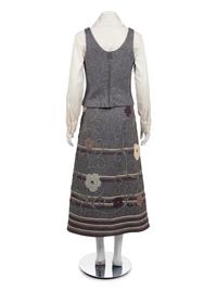 Geoffrey Beene Felted Wool Ensemble, 1970s