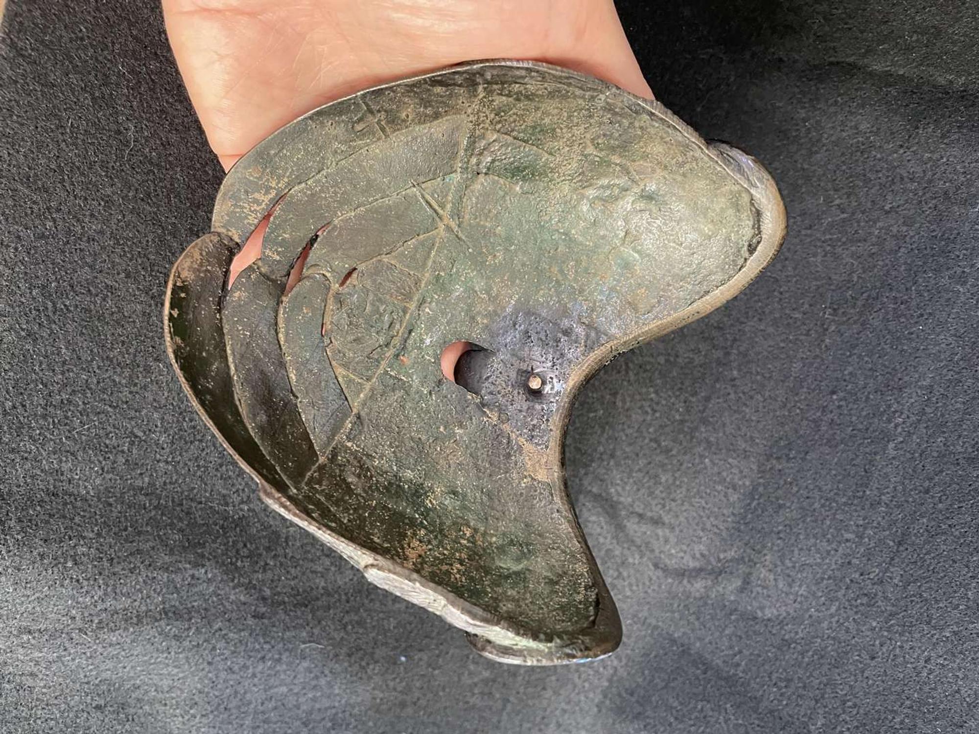 A patinated bronze goose-form incense burner 铜加漆鹅形香炉一件 Late 18th to 19th century ???????????