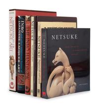 [NETSUKE] A large group of works about Japanese Netsuke, Inro and Ojime, selected titles comprising: