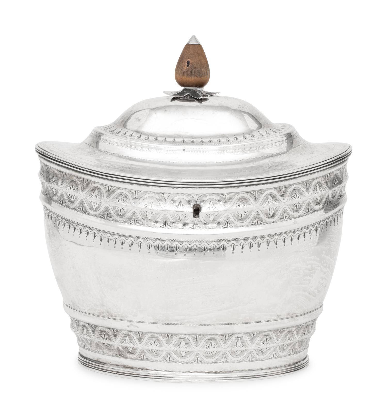 A George III Silver Tea Caddy