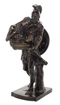 An English Bronze Figural Group Height 27 inches. — AFTER WILLIAM HAMO THORNYCROFT (1850-1925)