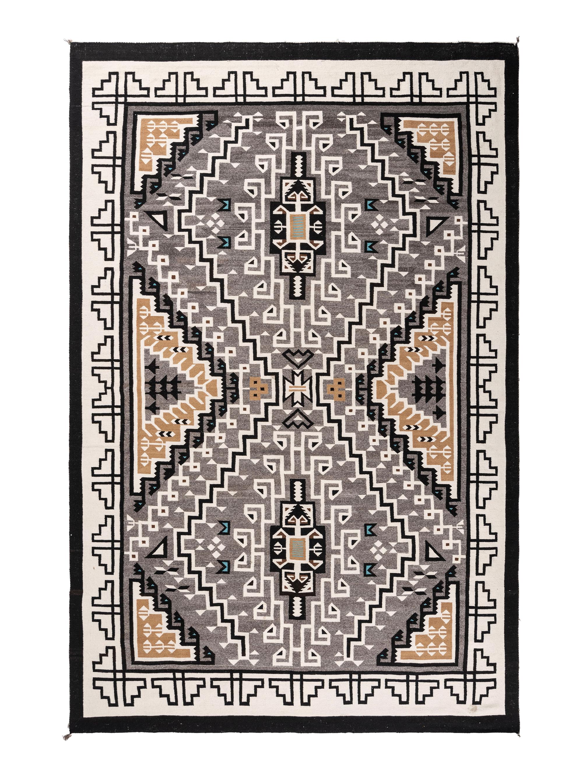 Navajo Two Grey Hills Weaving / Rug