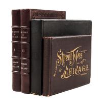 (CHICAGO, HISTORY) KRAUSZ, SIGMUND. A group of four volumes pertaining to Chicago characters.