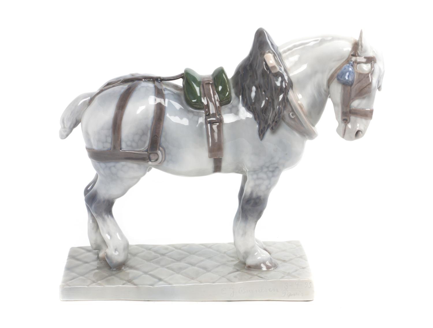 A Royal Copenhagen Porcelain Figure Width 13 1/2 inches. — 20TH CENTURY