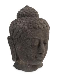 An Indonesian Volcanic Head of a Deity — BORA BORA, 20TH CENTURY