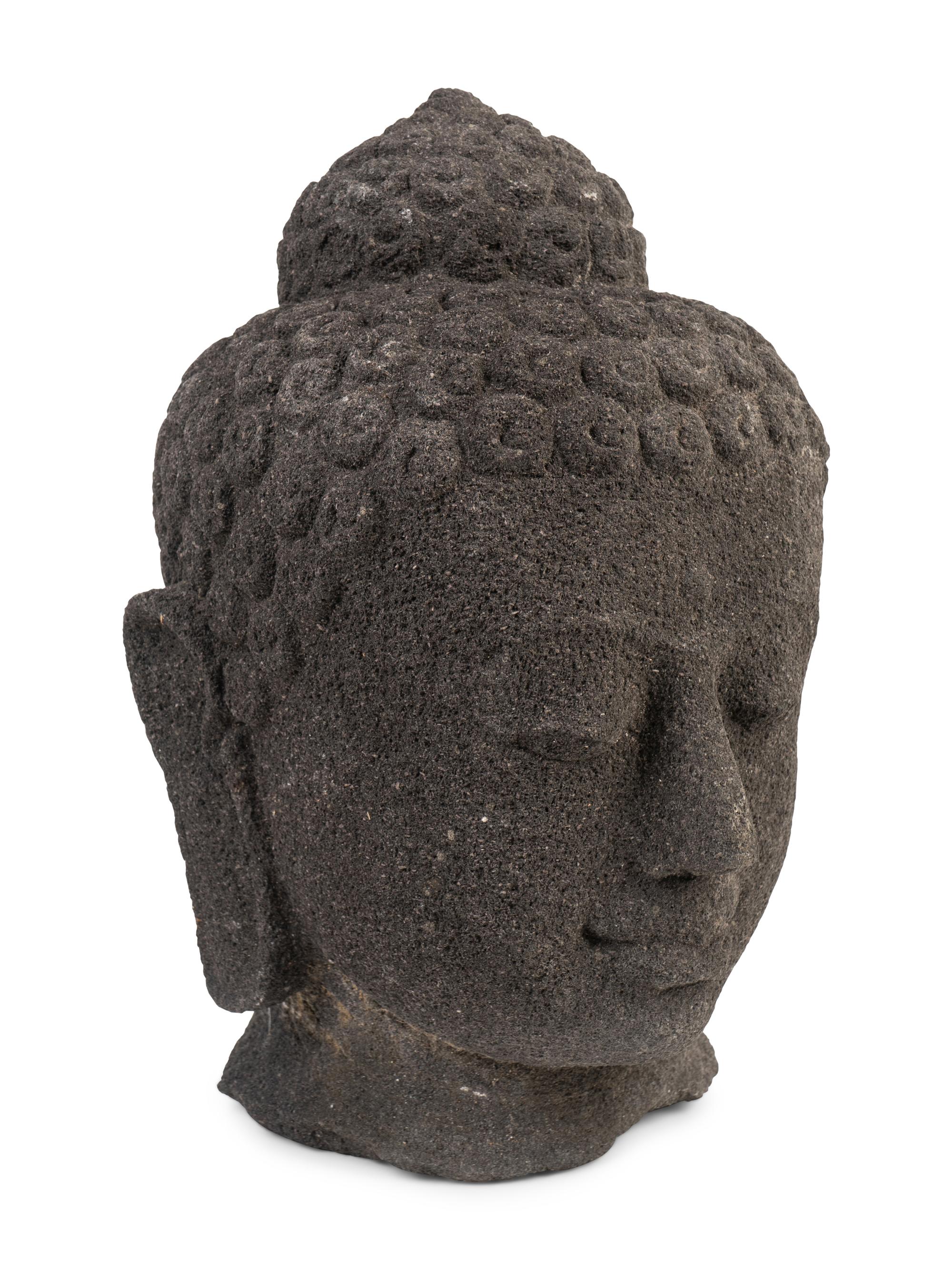 An Indonesian Volcanic Head of a Deity — BORA BORA, 20TH CENTURY