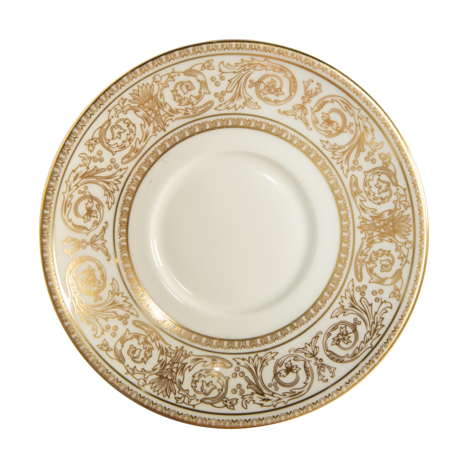 A Set of Royal Doulton Coffee Cups and Saucers in the Sovereign Pattern