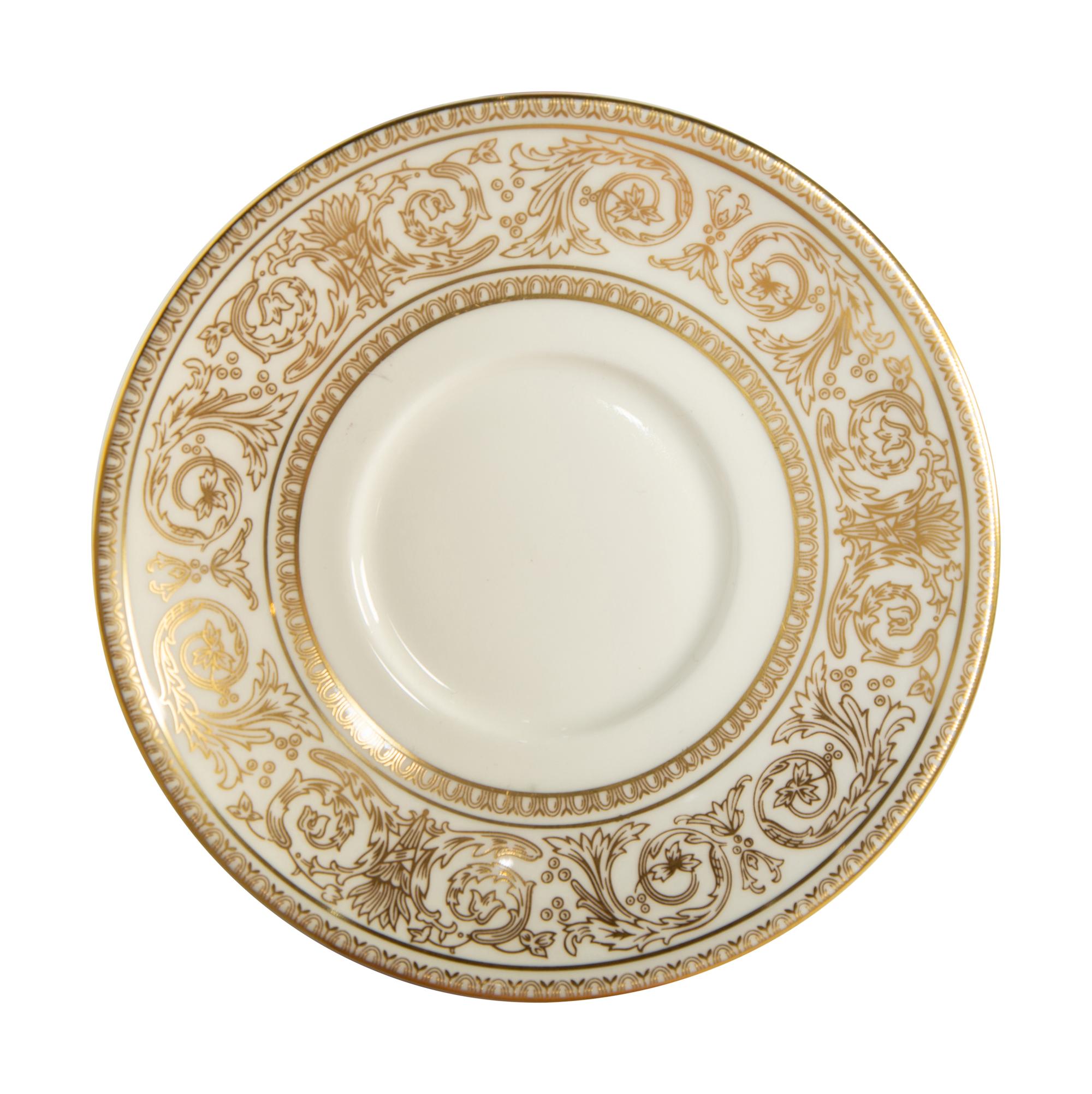 A Set of Royal Doulton Coffee Cups and Saucers in the Sovereign Pattern