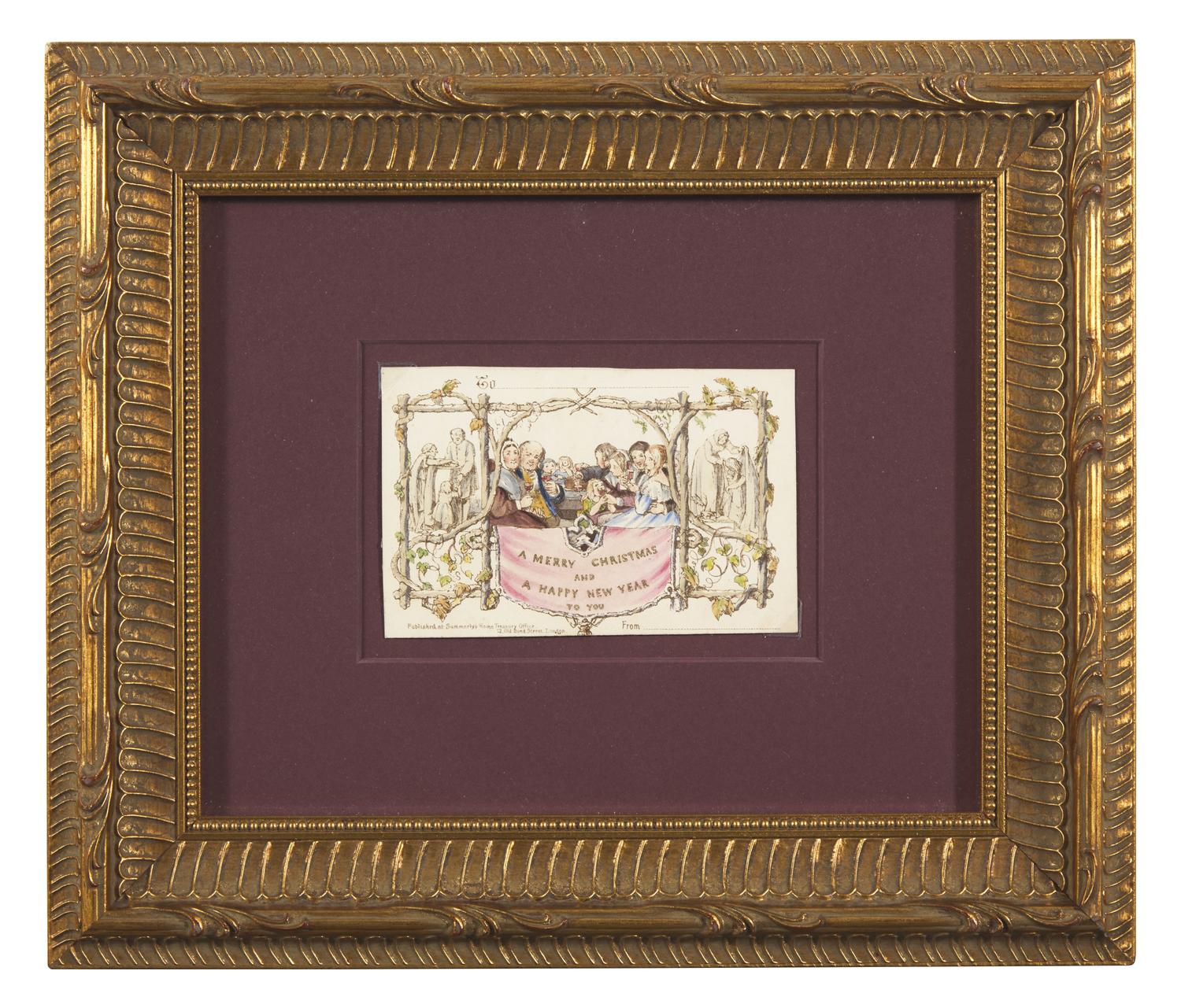 [Christmas] Cole, Henry, and John Calcott Horsley. The First Christmas Card