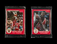 A 1984-85 Star Basketball Unopened NBA Team Bags Complete Set Including Chicago Bulls Michael Jordan Rookie No. 101