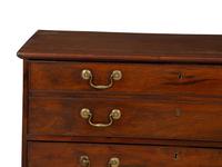 A George III Mahogany Bureau Chest