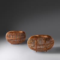Pair of 'Margherita' Stools, c. 1951 Vittorio Bonacina, Italy