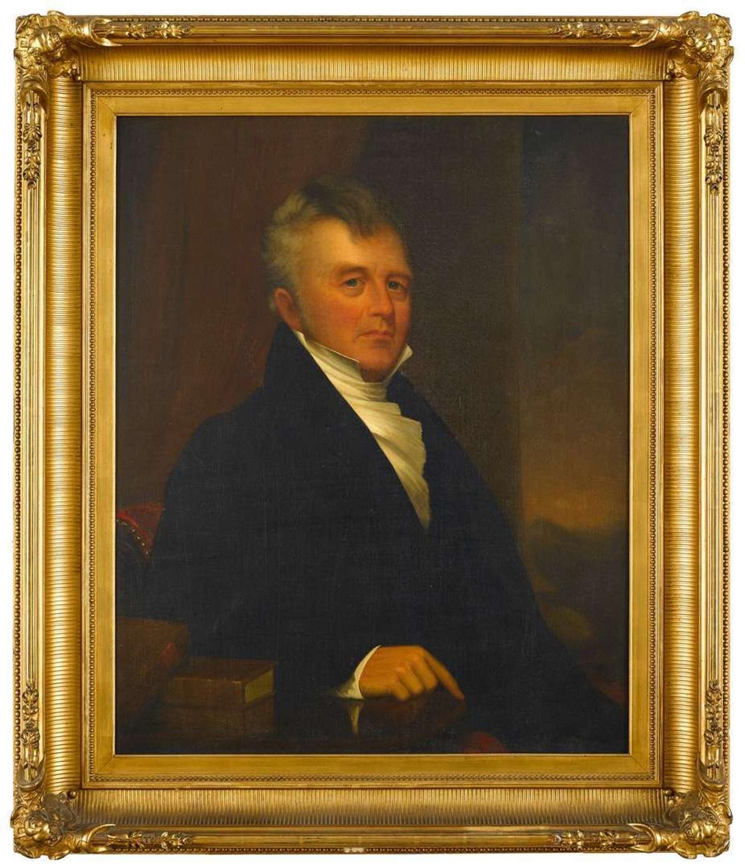 American School 19th century portrait of luther lawrence (1778-1839)