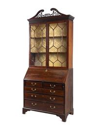 A George III Mahogany Secretary Bookcase