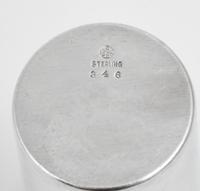 A Set of Nine American Silver Tumblers