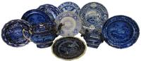Staffordshire Historical blue transfer-printed tablewares rogers, clews and others, early 19th century