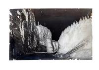 (CHICAGO), PHOTOGRAPHY. A collection of galss plate negatives including scenes of Yellow Stone National Park. Together with camera