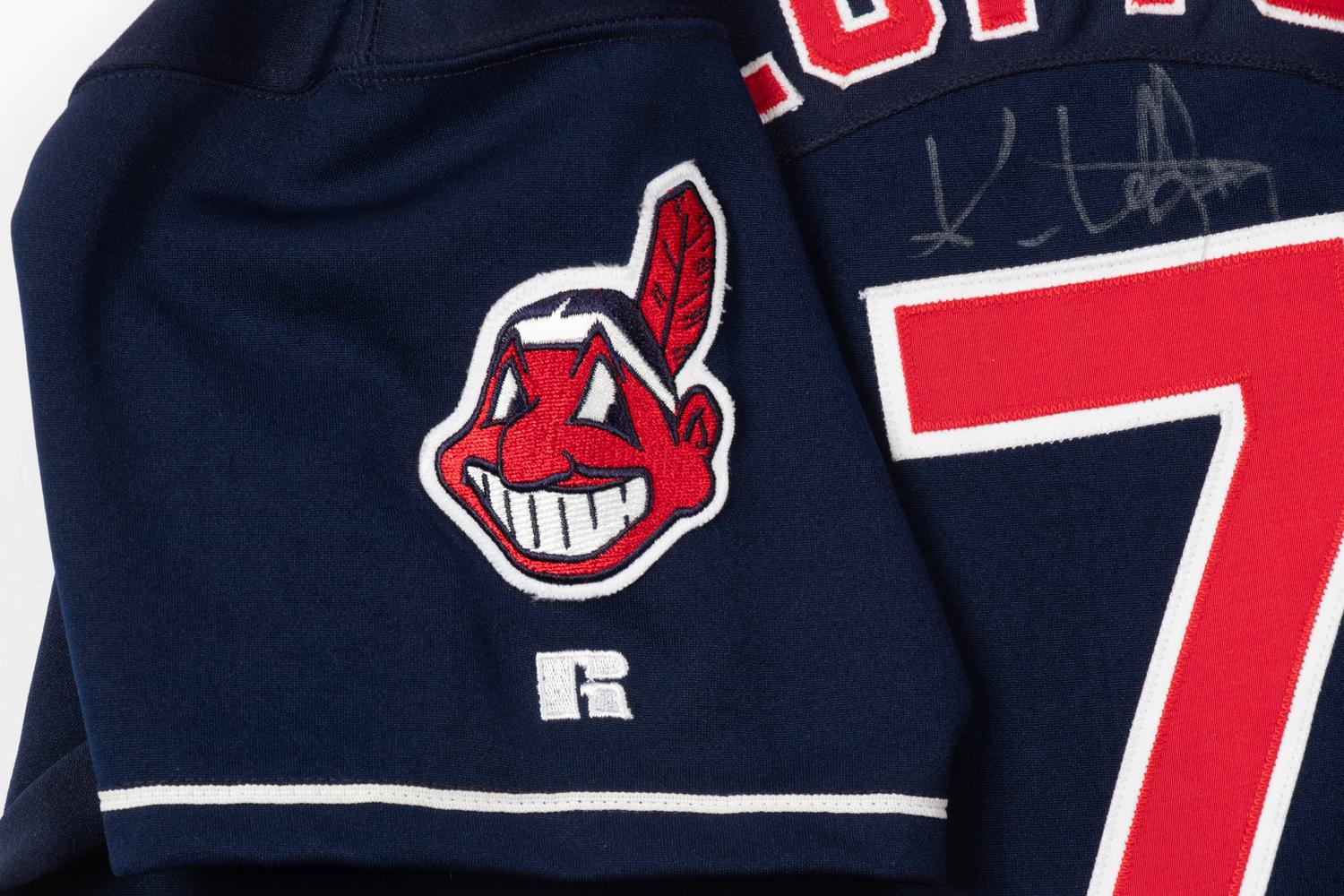 A 2001 Kenny Lofton Cleveland Indians Signed Jersey