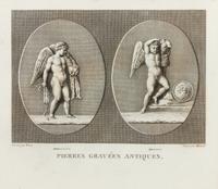 A Collection of Six French Prints of Classical Statues Largest: 9 x 11 inches. — AFTER J.B. WICAR