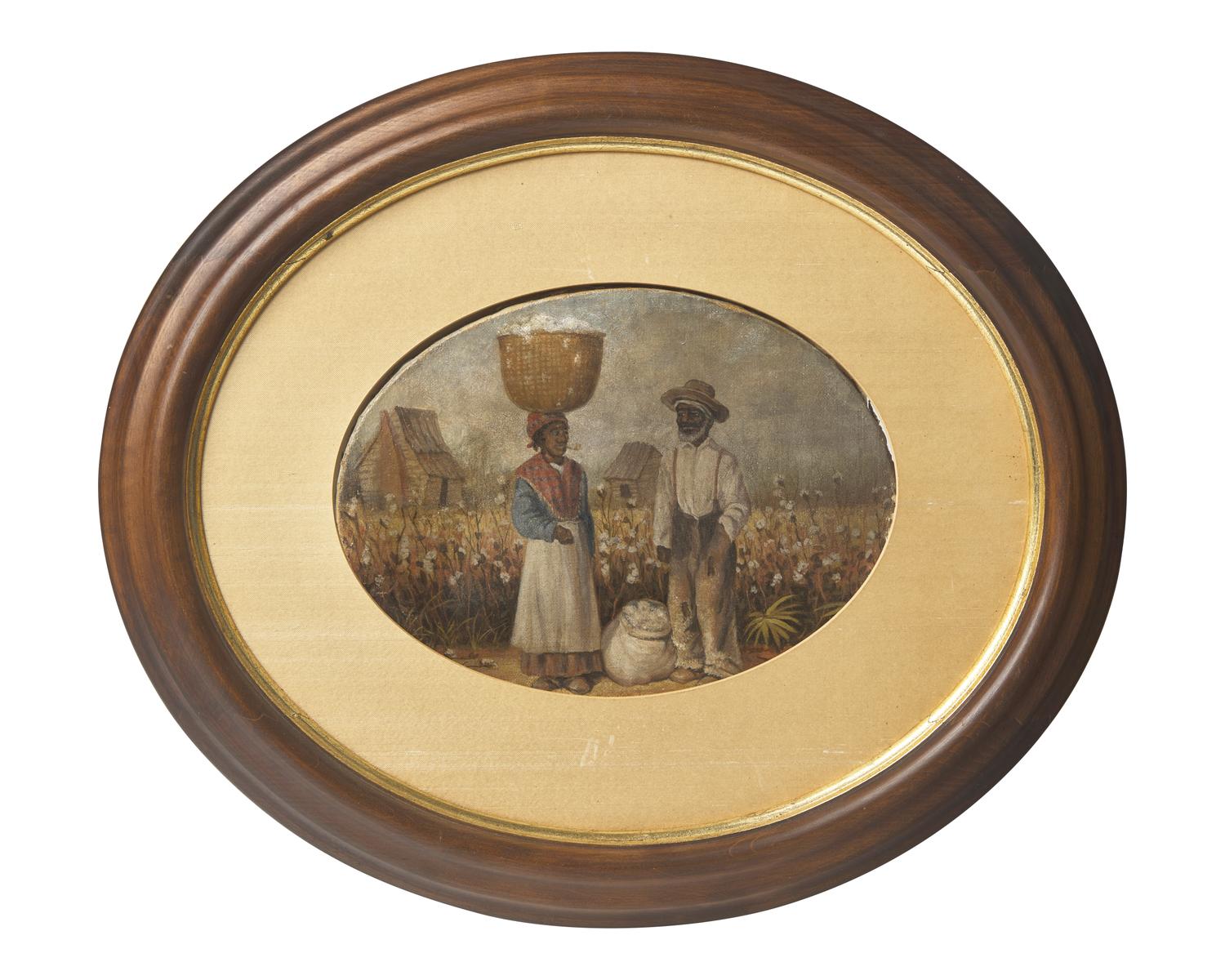 [FOLK ART]. WALKER, William Aiken (1839-1921), attrib. Cotton Pickers .