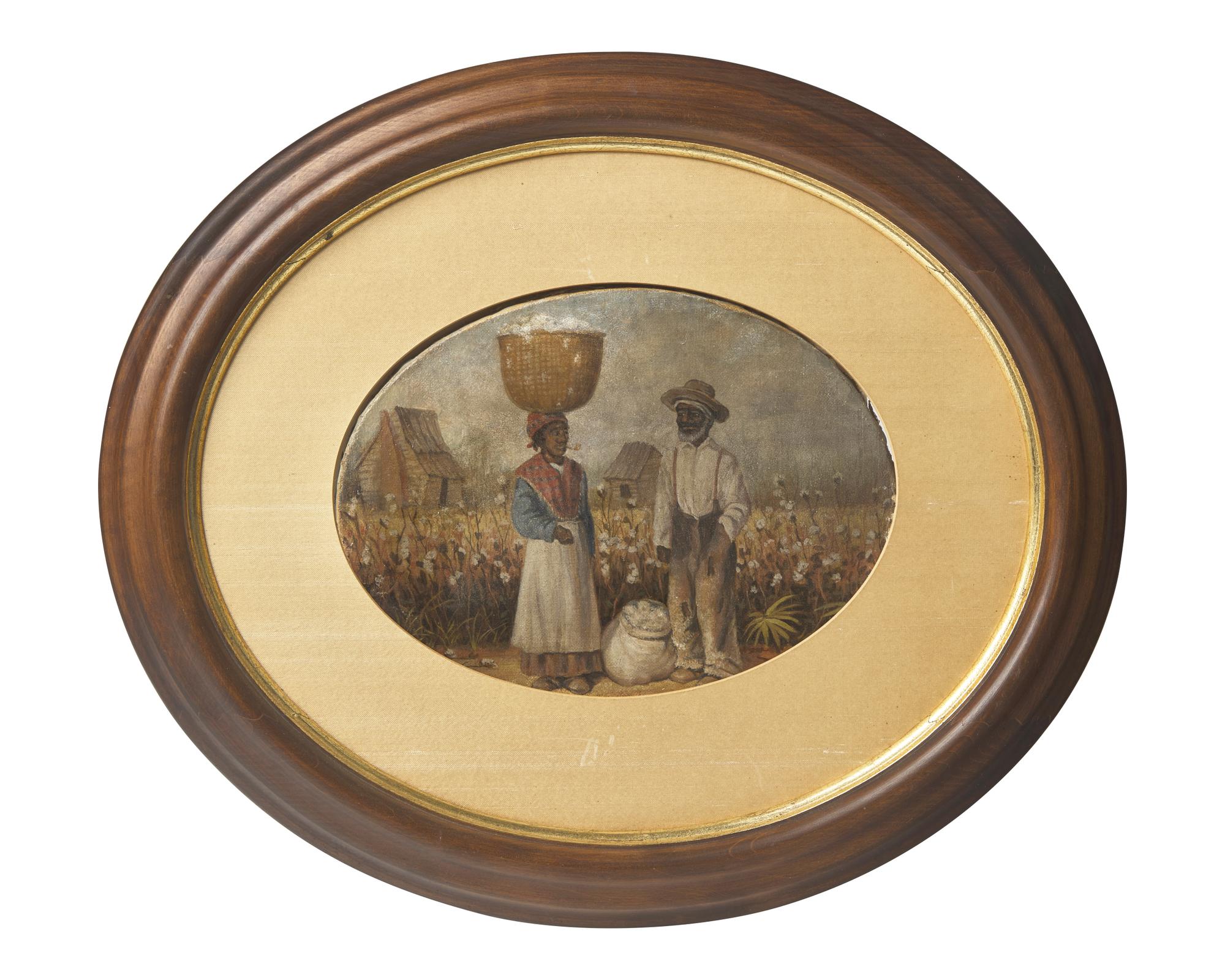 [FOLK ART]. WALKER, William Aiken (1839-1921), attrib. Cotton Pickers .