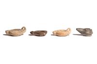 Four Graeco-Roman Pottery Oil Lamps