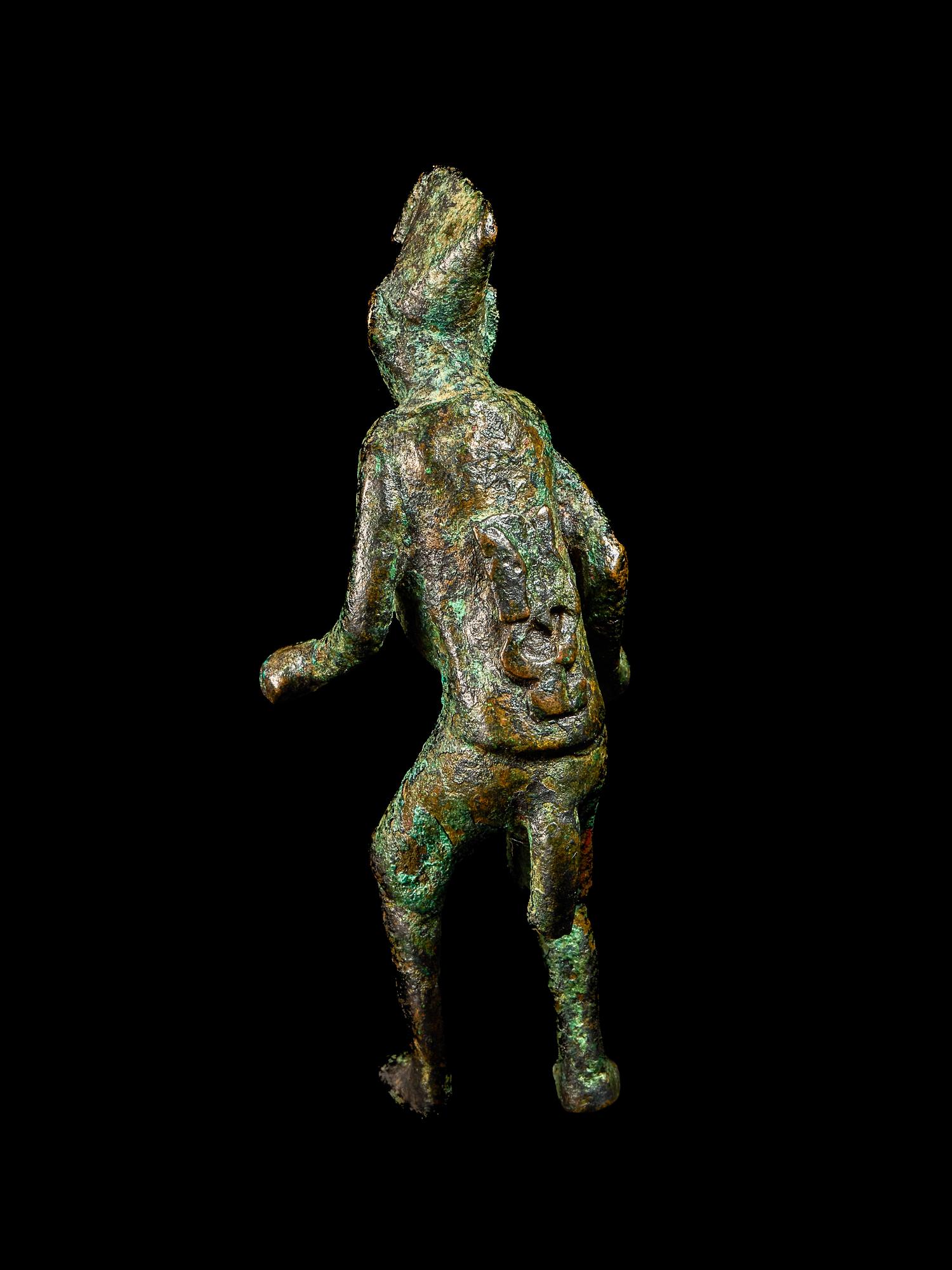 A Hellenistic Bronze Comic Actor as a Monkey