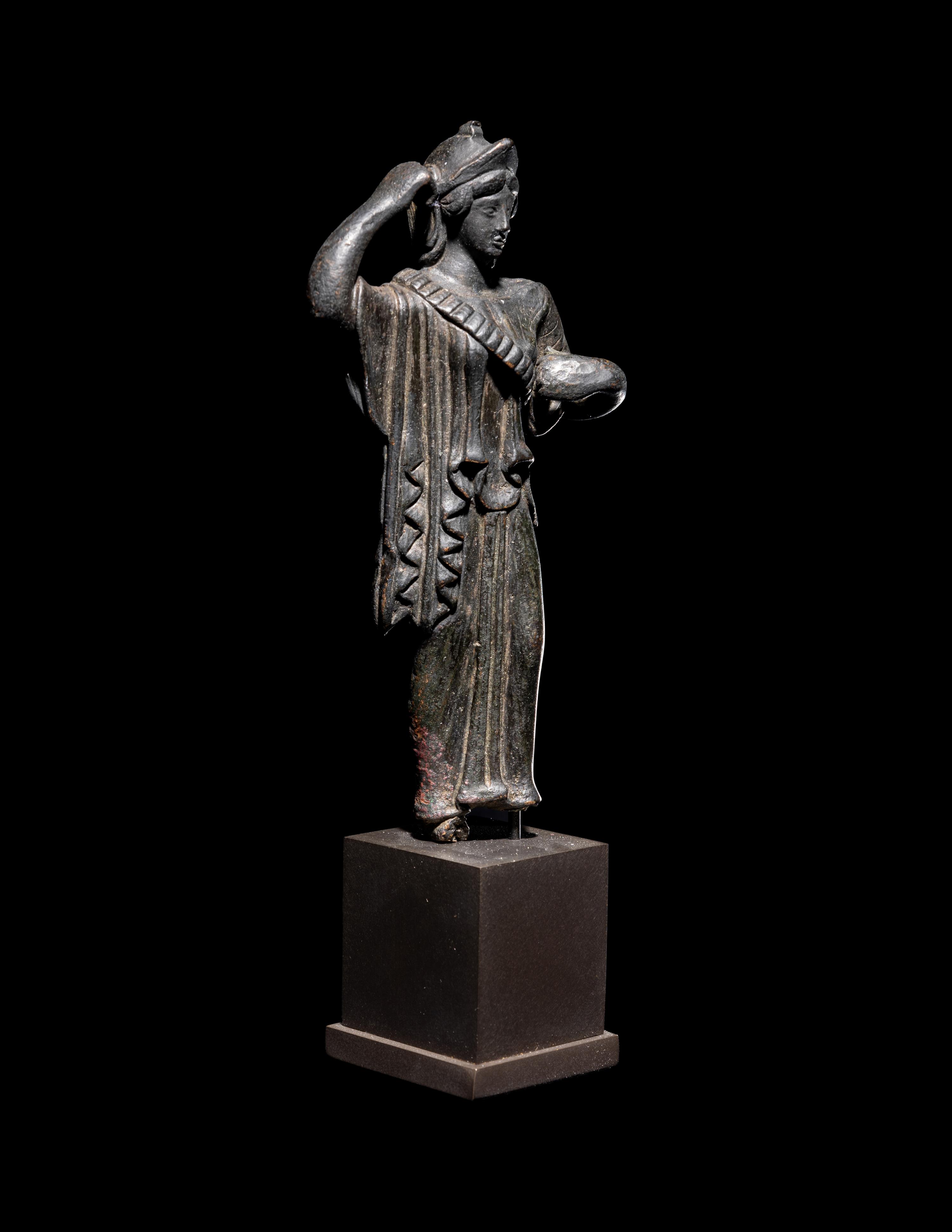 A Roman Bronze Athena Promachos