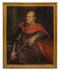 After Tiziano Vecellio, called Titian, (18th Century), Portraits of the Roman Emperors Vespasian (9 AD - 79 AD) and Domitian (51 AD - 9