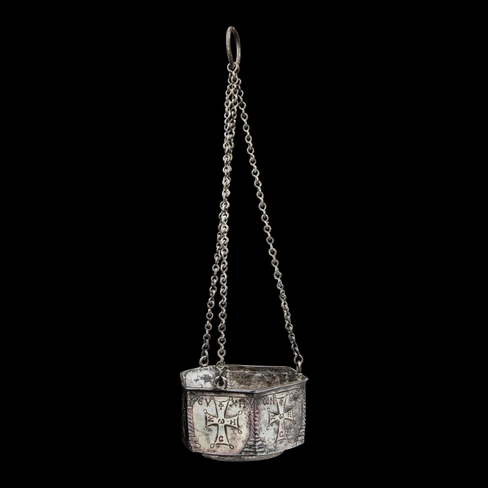 A Byzantine Silver Censer