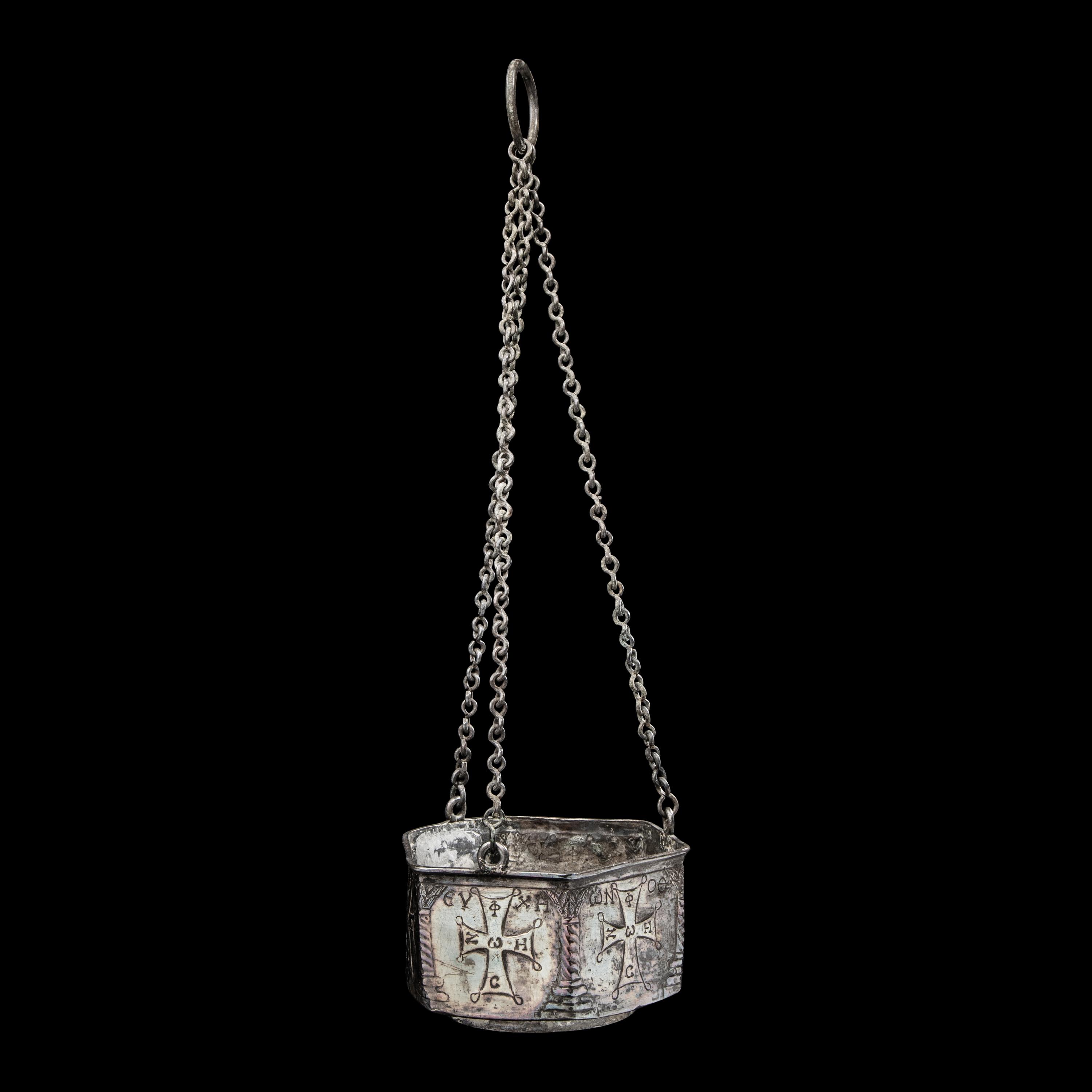 A Byzantine Silver Censer